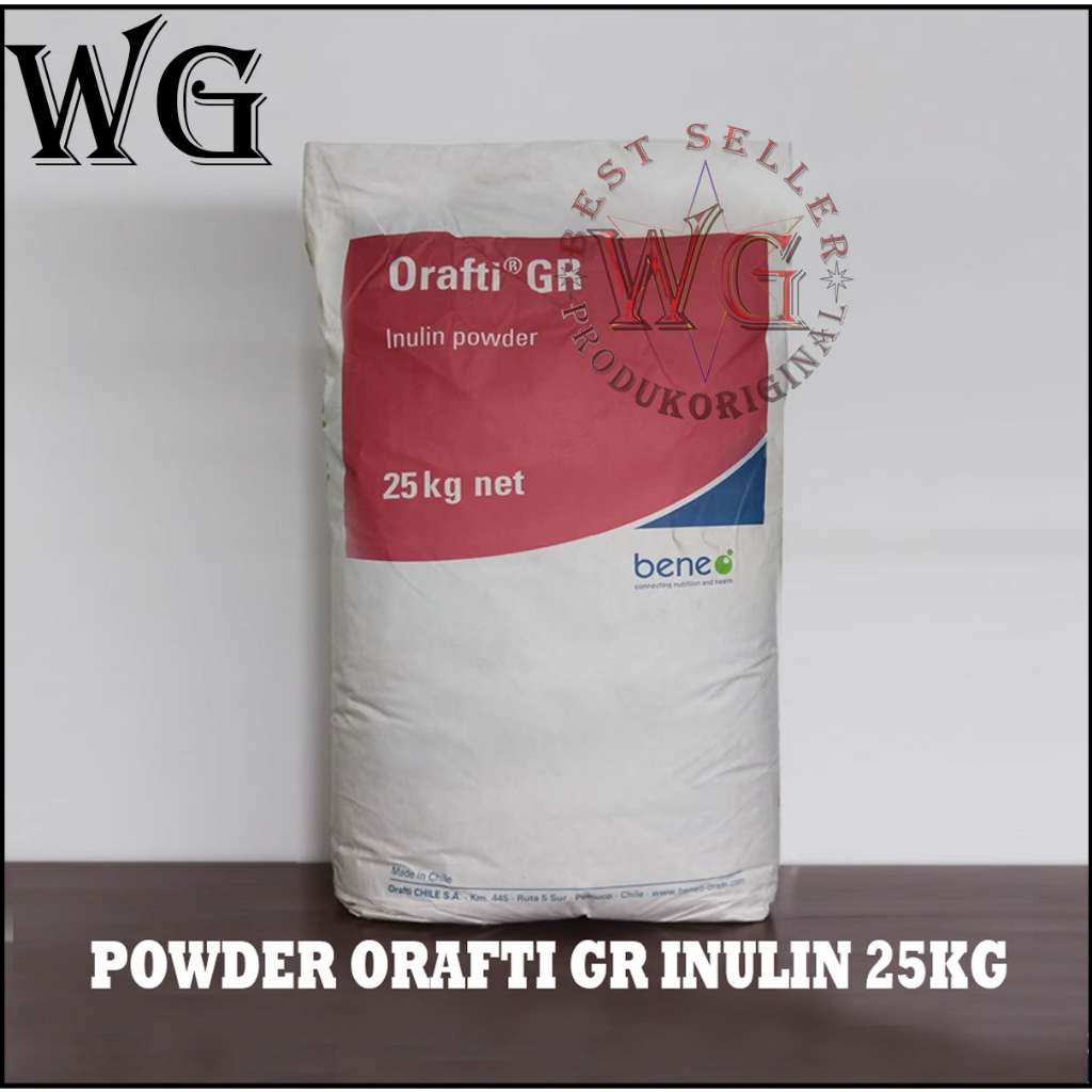 

BAHAN BAKING TEPUNG ORAFTI GR INULIN POWDER 25 KG