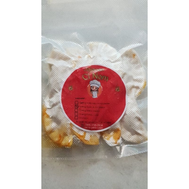 

Cireng isi ayam suwir pedas,frozen