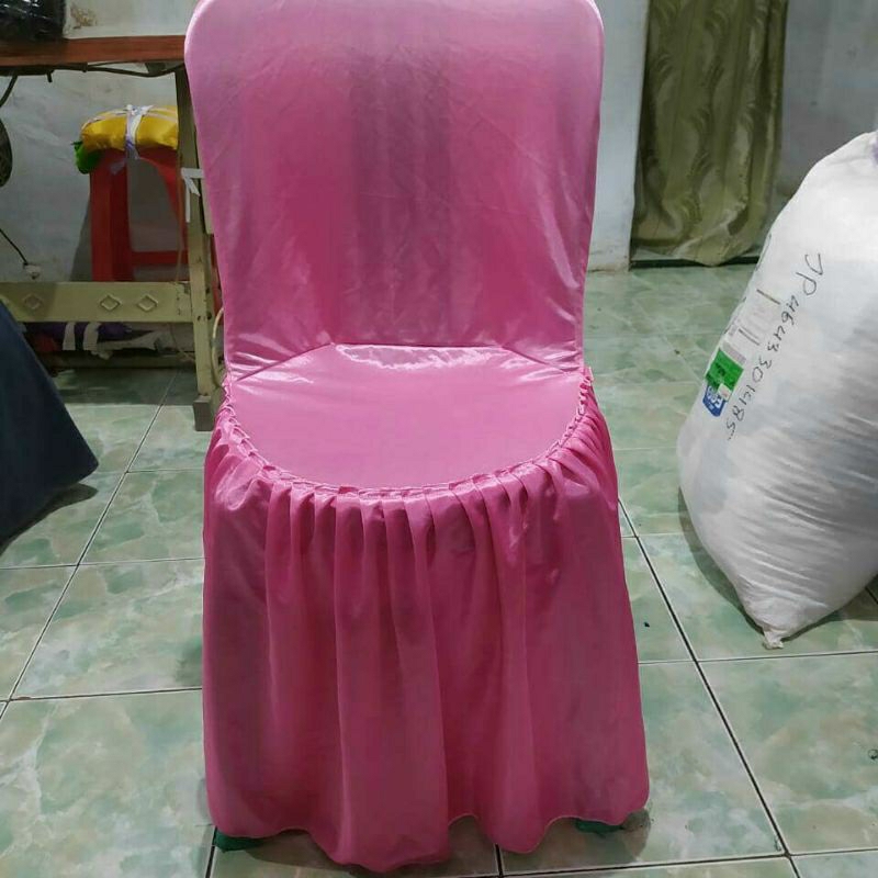 sarung kursi plastik napoly model polos