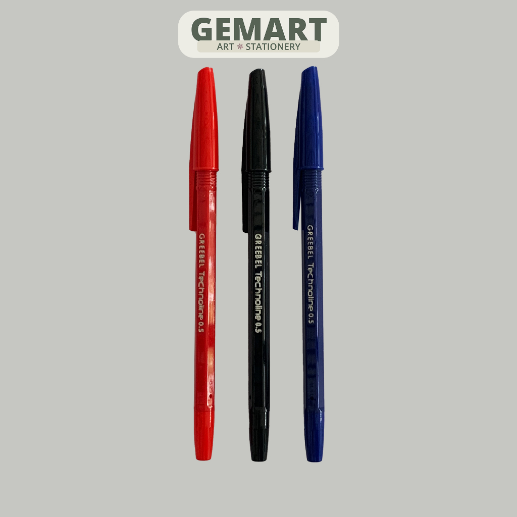 

Gel Pen Technoline 0.5 Pulpen Greebel