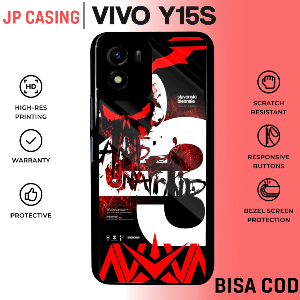 case vivo y15s y01 aesthetic art 3 keren gaming lucu cute terbaru estetik cewek cowok bahan premium 