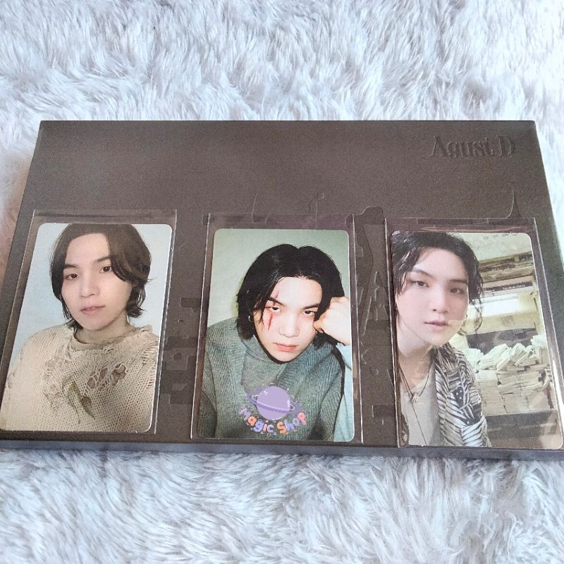 Photocard PC dan Album D-Day Target Suga BTS OFFICIAL (Baca deskripsi ya)