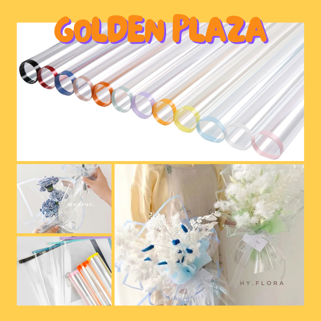 

Flower Wrapping Transparan Warna Kertas Buket Bunga Wrapping Kertas Florist Flower Wrapping Paper KB6007