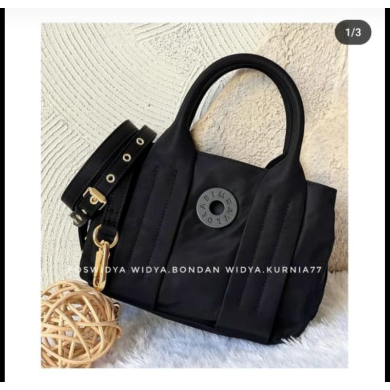 Tas BYL Triple compartment small black