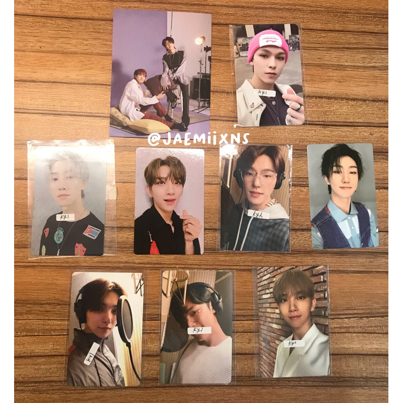 booked photocard and tc joshua