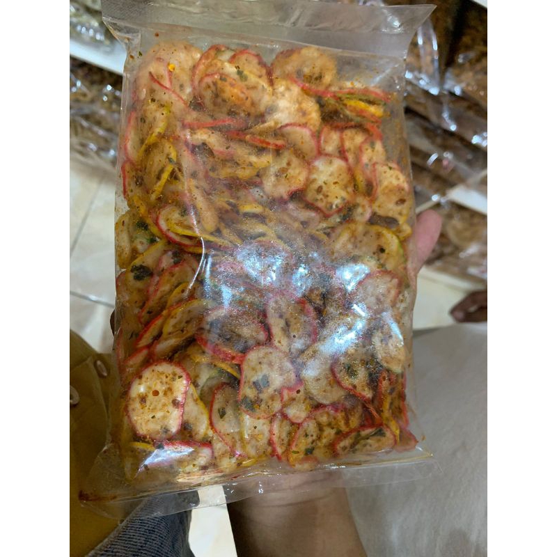 

kerupuk seblak daun jeruk