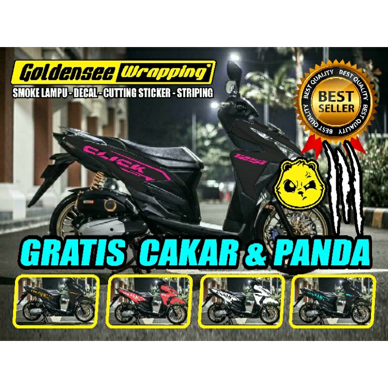 CUTTING STRIPING CLICK ALL VARIO 125-150 LED OLD, striping vario Old. striping matic, sticker logo H