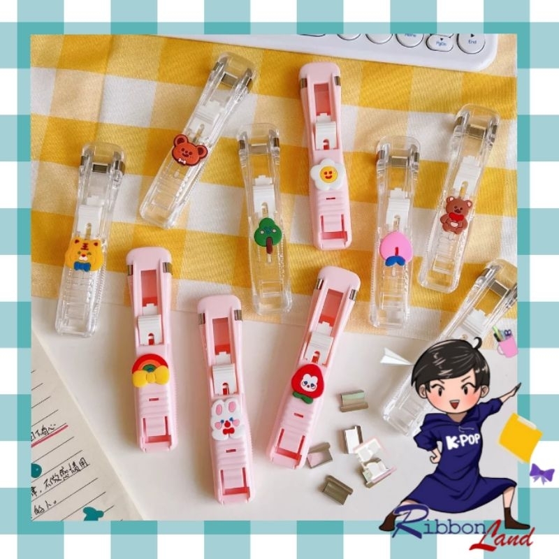 

Jepitan Push Clip Kertas / Binding Clip Portable Praktis