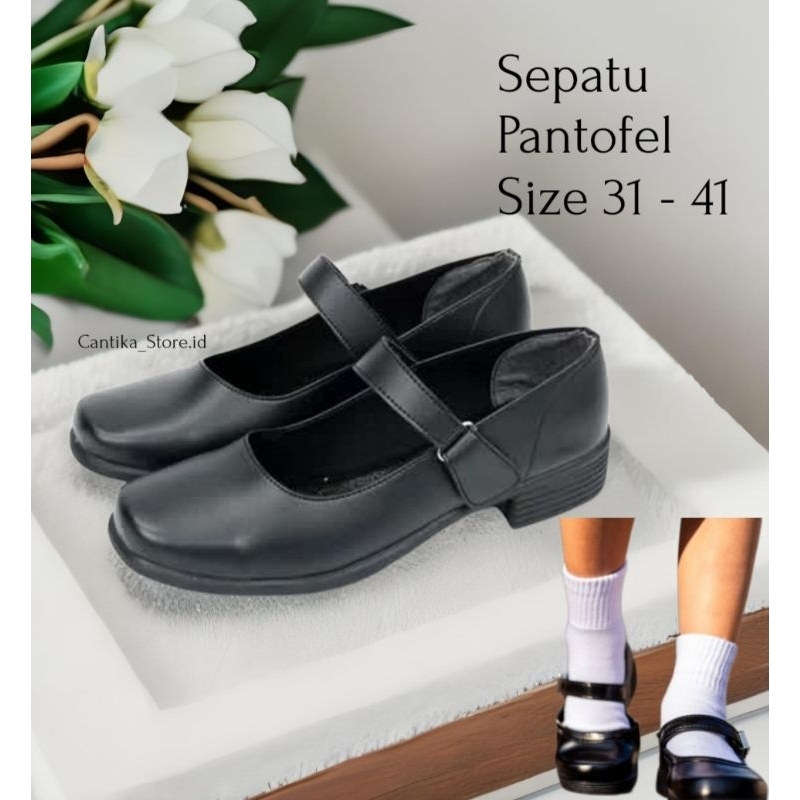 SEPATU Pantofel Paskibra Dewasa & Anak-Anak Sekolah Terlaris