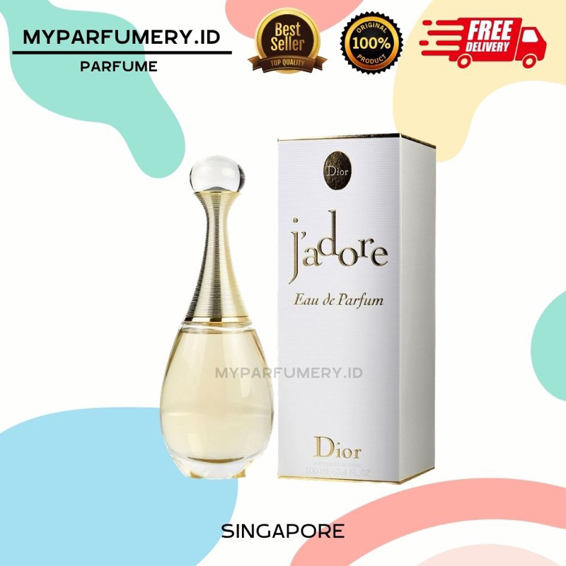 (GRADE A) PARFUM WANITA JADORE DIOR II ORIGINAL IMPORT SINGAPORE