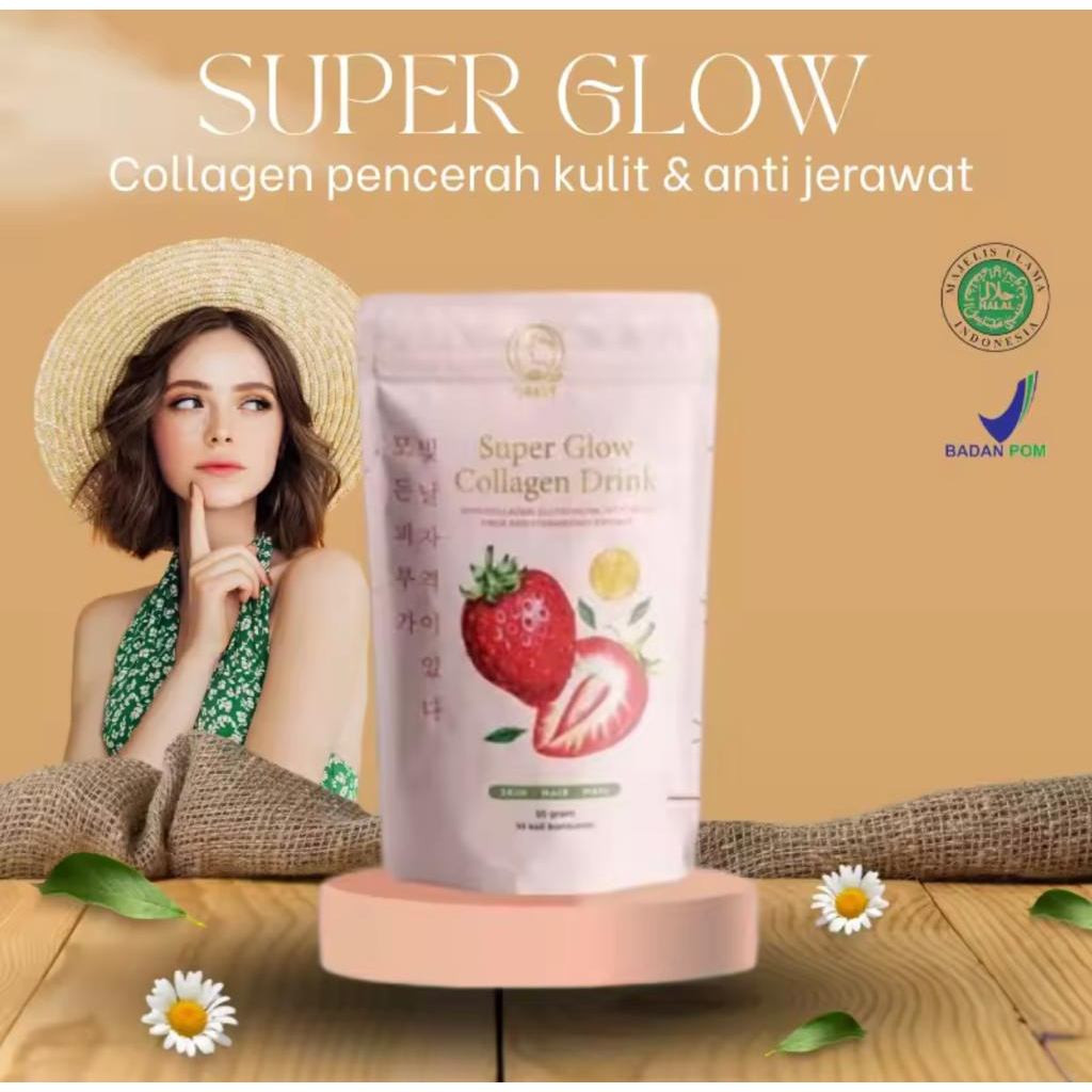 

[ SUPER SELLER ] QBAST QELSEA SUPER GLOW COLLAGEN DRINK MINUMAN KOLAGEN