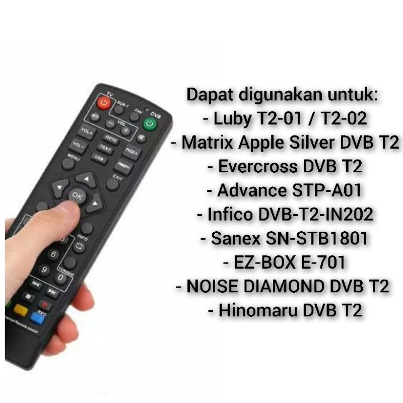REMOT STB TV DIGITAL LUBY