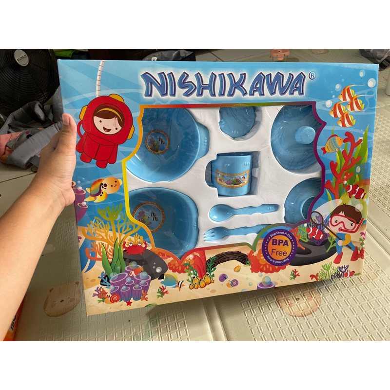 ALAT MAKAN BAYI FEEDING SET NISHIKAWA