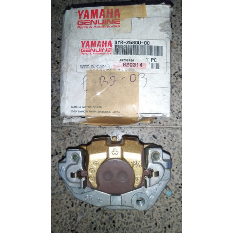 Front Assy Caliper Kaliper Master Rem Bawah F1Z Champ 3YR Ori