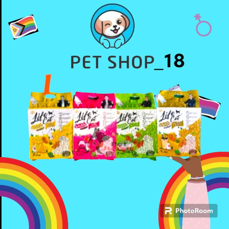 Life cat soya 7liter tofu soya/ Life cat soya