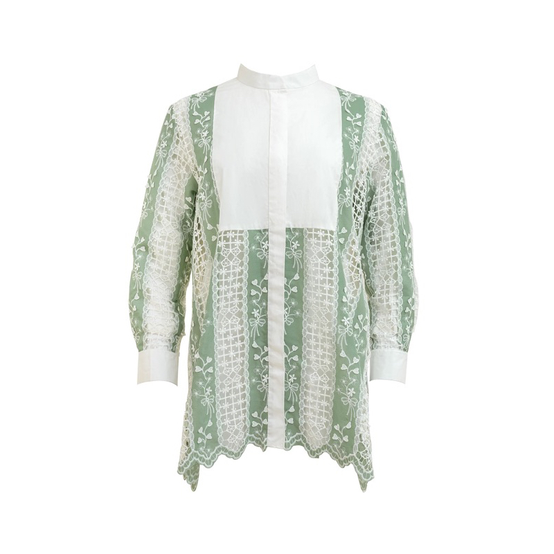 BENANG JARUM COUTURE AQILLAEMBTOIDERY SHIRT