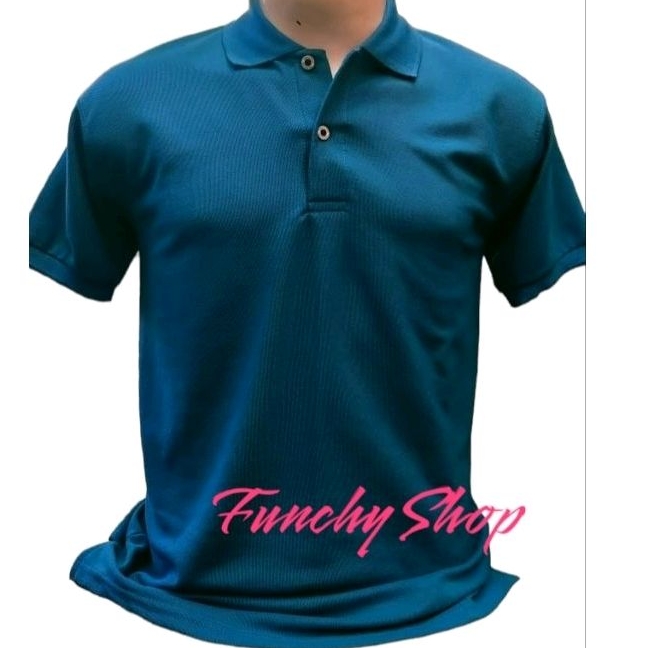 KAOS POLO HIJAU TOSCA - POLO POLOS TOSKA - POLO SHIRT GREEN
