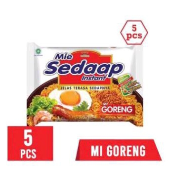 

sedaap mie goreng isi 5 biji