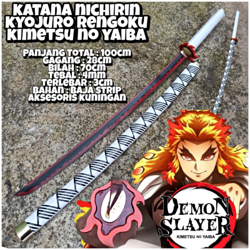 K4tana S4murai Nichirin Kyojuro Rengoku Kimetsu No Yaiba