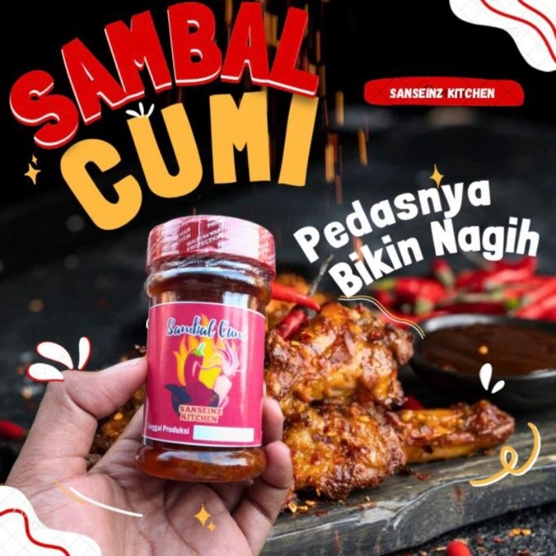 

sambal cumi pedas nya pas bikin nagih