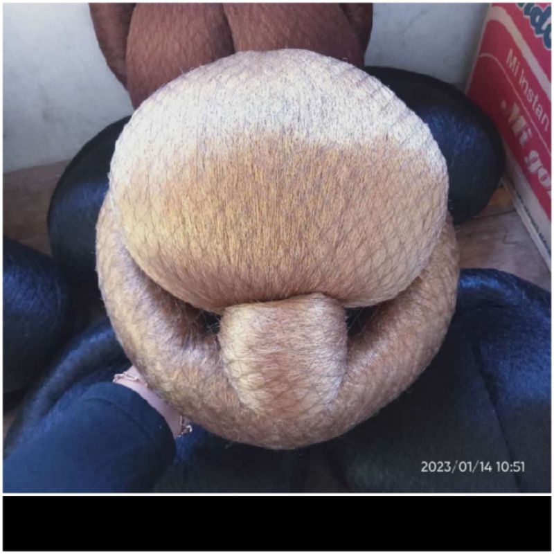 sanggul jawa bule/ sanggul sinden/ solo putri.ukuran 23 cm /  L