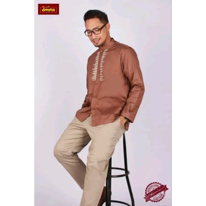 Koko Dannis Laki laki Lengan Panjang Muslim