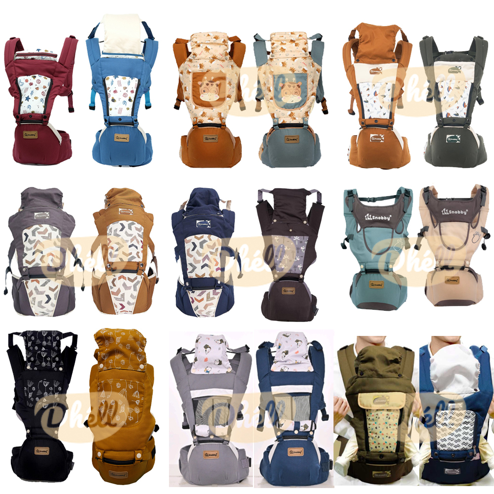 Snobby Gendongan Bayi Hipseat Snobby / Hipseat 6 Posisi