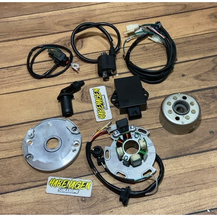 Pengapian Magnet magnit mahnet mahnit yamaha YZ 125 assy full set PNP F1ZR FIZR force one 1 poswan g