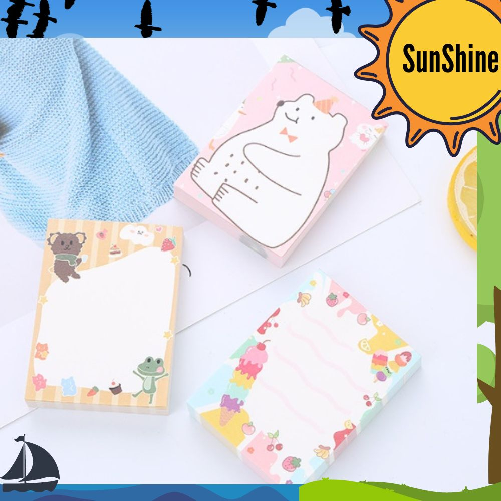 

✨ Sunshine Fancy ✨ 7x5 cm Sticky Notes / Memo Pad AT0028