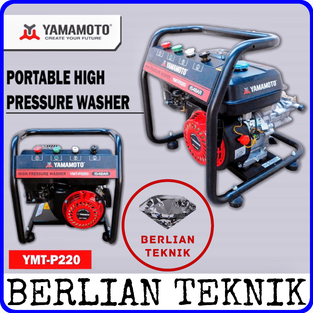 Mesin Portable Power Sprayer Gasoline Yamamoto YMT P220