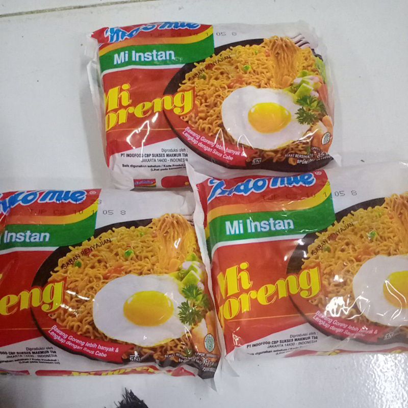 

Indomie goreng/mie goreng