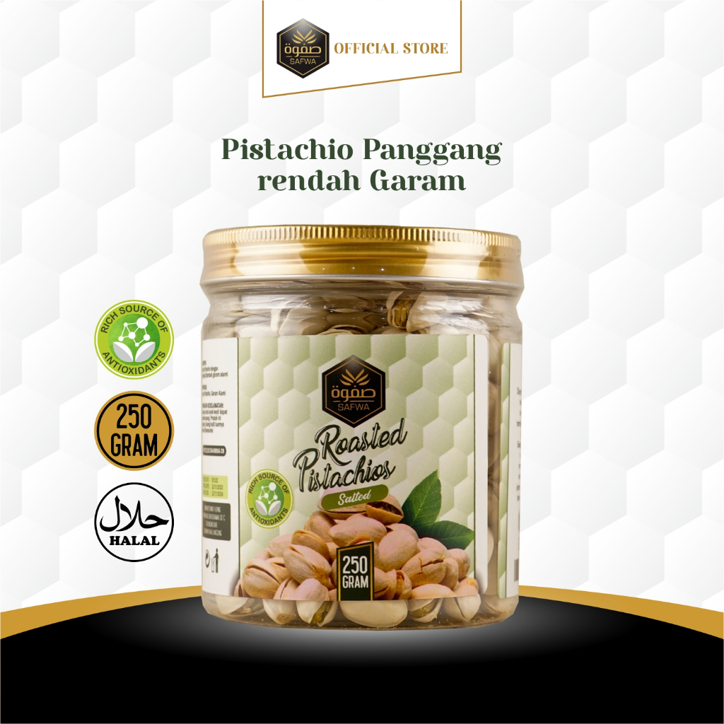 

Safwa Kacang Pistachio Panggang Roasted Salted Premium 250 gr