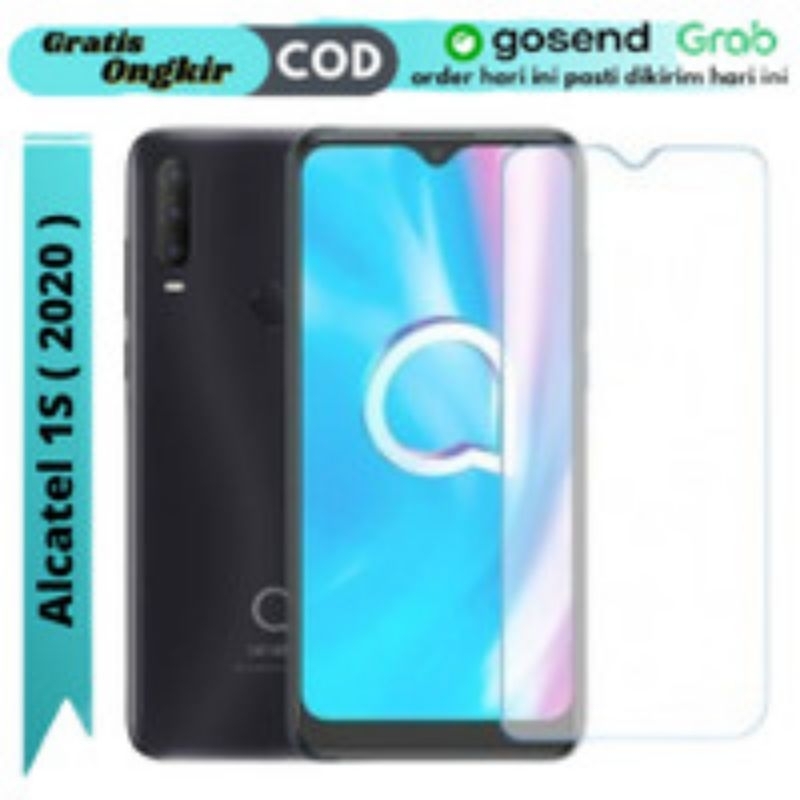 ANTI GORES ALCATEL 1S ALCATEL 1SE FLASH PLUS TEMPERED GLASS CLEAR BENING SCREEN GUARD PROTECTOR KACA
