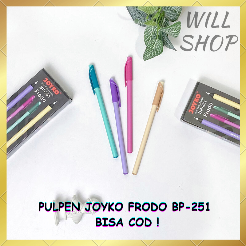 

PULPEN GEL JOYKO FRODO BP-251 / BOLPEN PENA GEL TINTA HITAM / PEN GEL ALAT TULIS SEKOLAH MURAH BISA COD