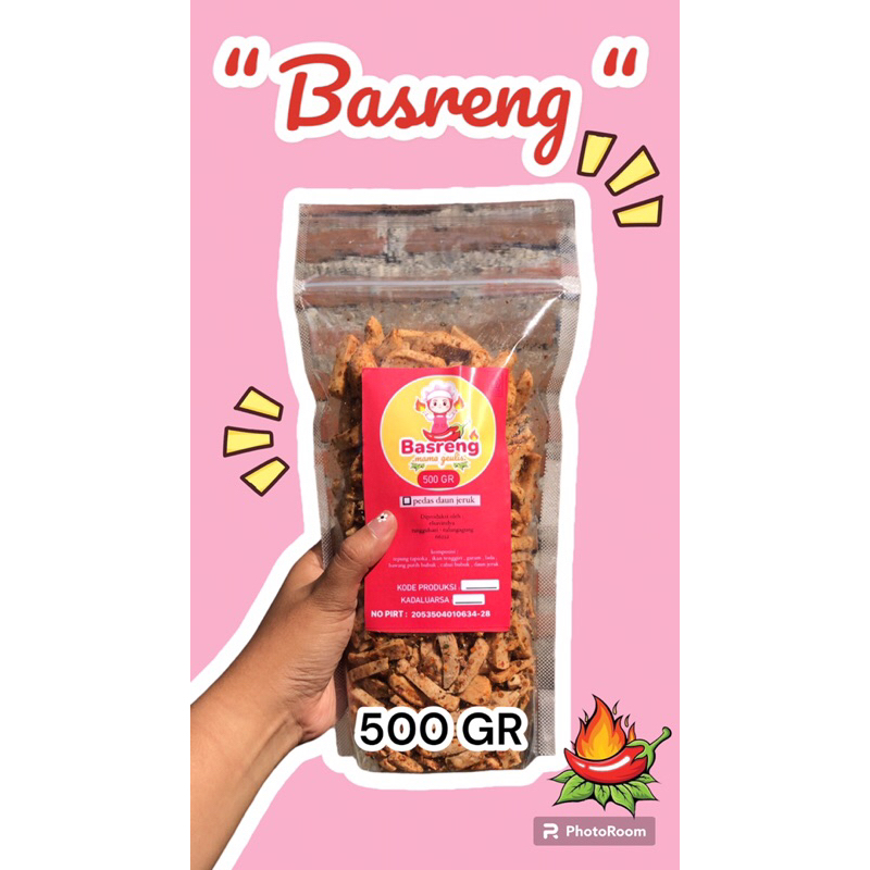 

Basreng Pedas daun jeruk 500gr