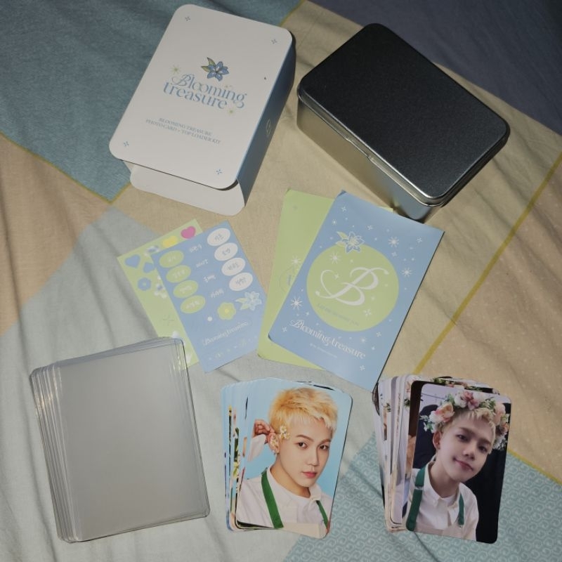 BLOOMING TREASURE PHOTOCARD + TOP LOADER KIT FULLSET
