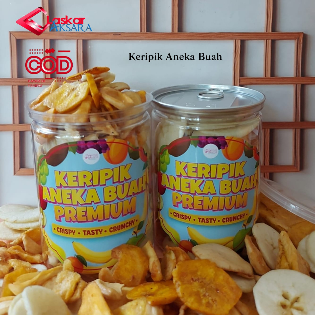 

Can - Keripik Aneka Buah Mix Keripik / Premium