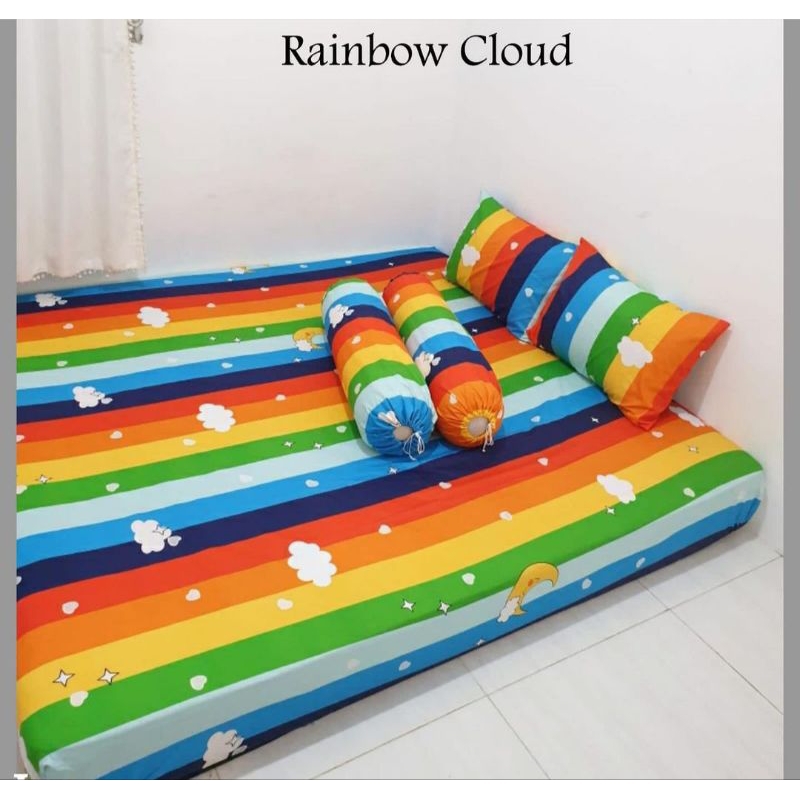 Sprei Pastel Rainbow // Polka Rainbow