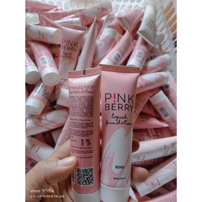 FONDATION/BB CREAM PINKBERRY 100PCS