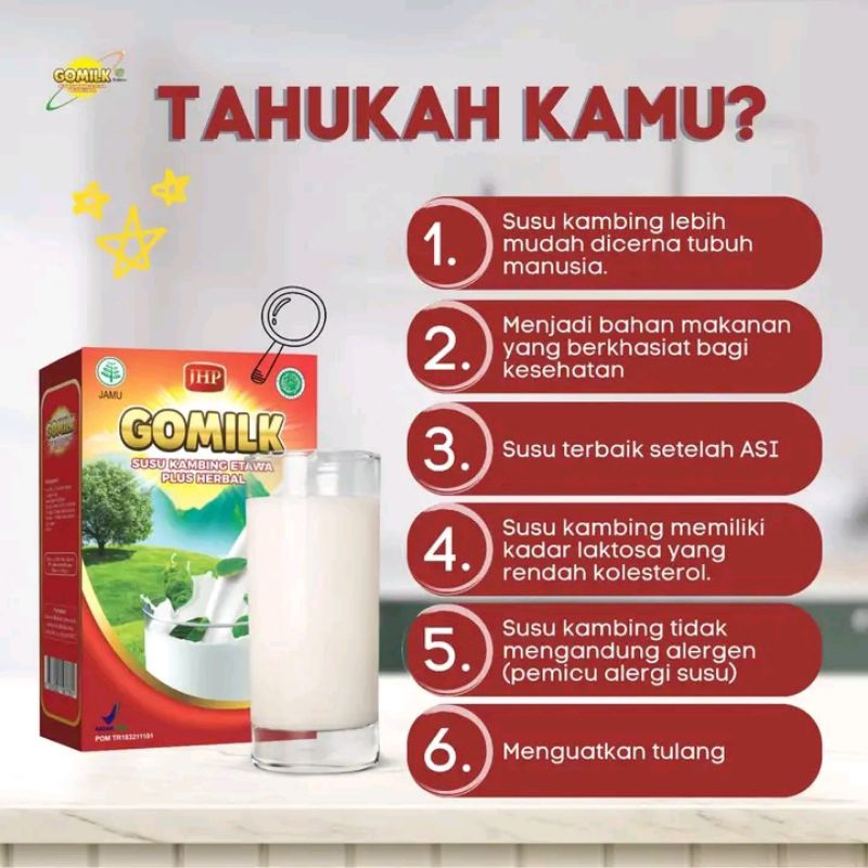 

SUSU GOMILK SUSU KAMBING ETAWA PLUS HERBAL