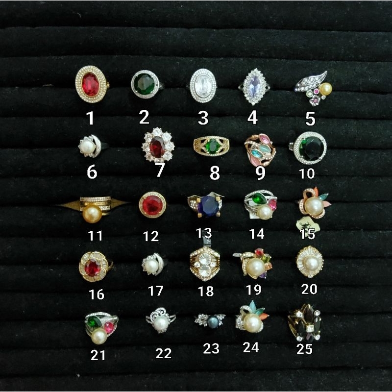 cincin wanita titanium berlian