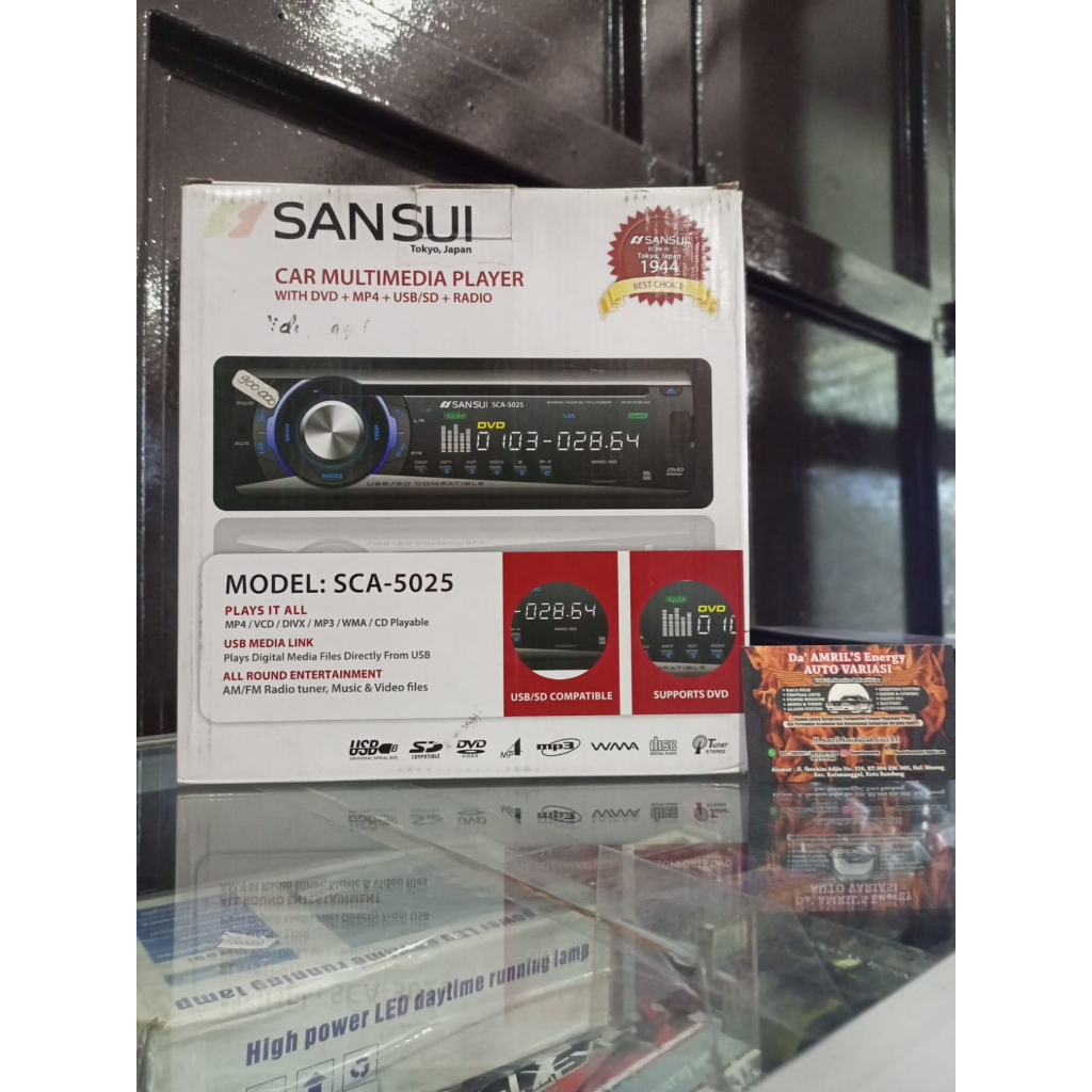 SANSUI CAR MULTIMEDIA PLAYER with DVD+MP4+USB/SD+RADIO