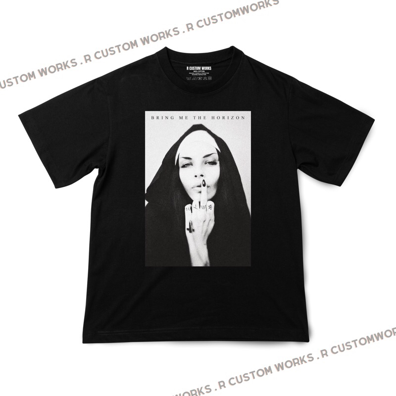 Kaos band Bring Me The Horizon Nun Black