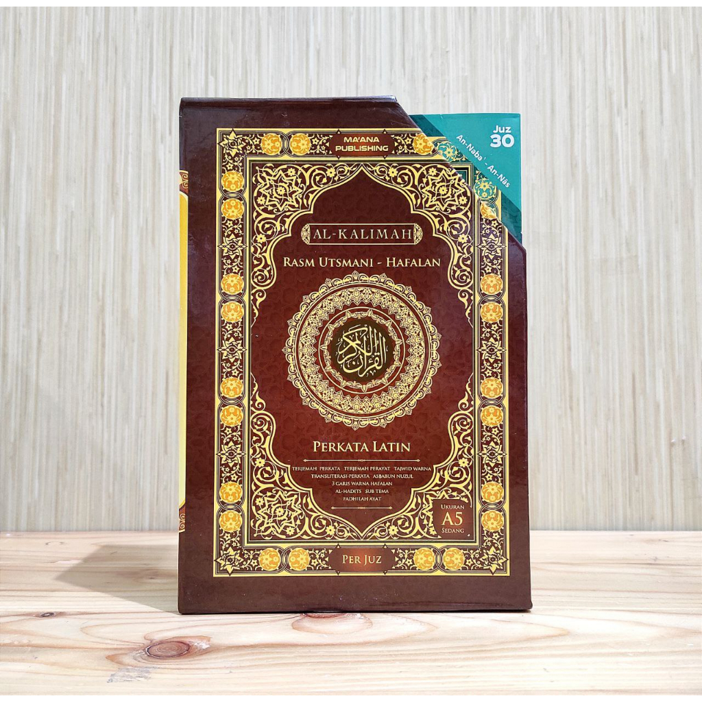 Al-Quran Perkata Latin Al-Kalimah Terjemah Perjuz A5 Soft Cover