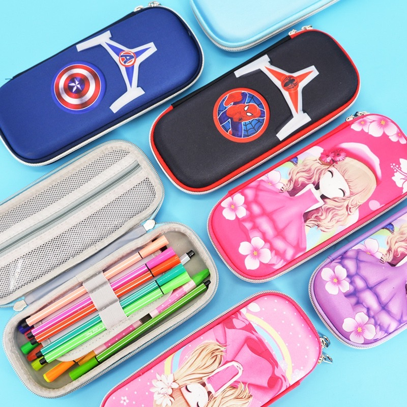 

LKM378 Kotak Pensil Anak Sekolah Karakter Spiderman Captain America Princess [1KG 11PC] LITTLE KUMA