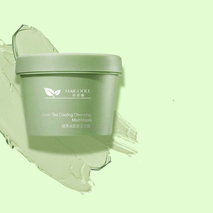 【BPOM】Maigoole Green Tea Clay Mask Masker Wajah Green Tea Pore Clean Clay Mask - 100gr