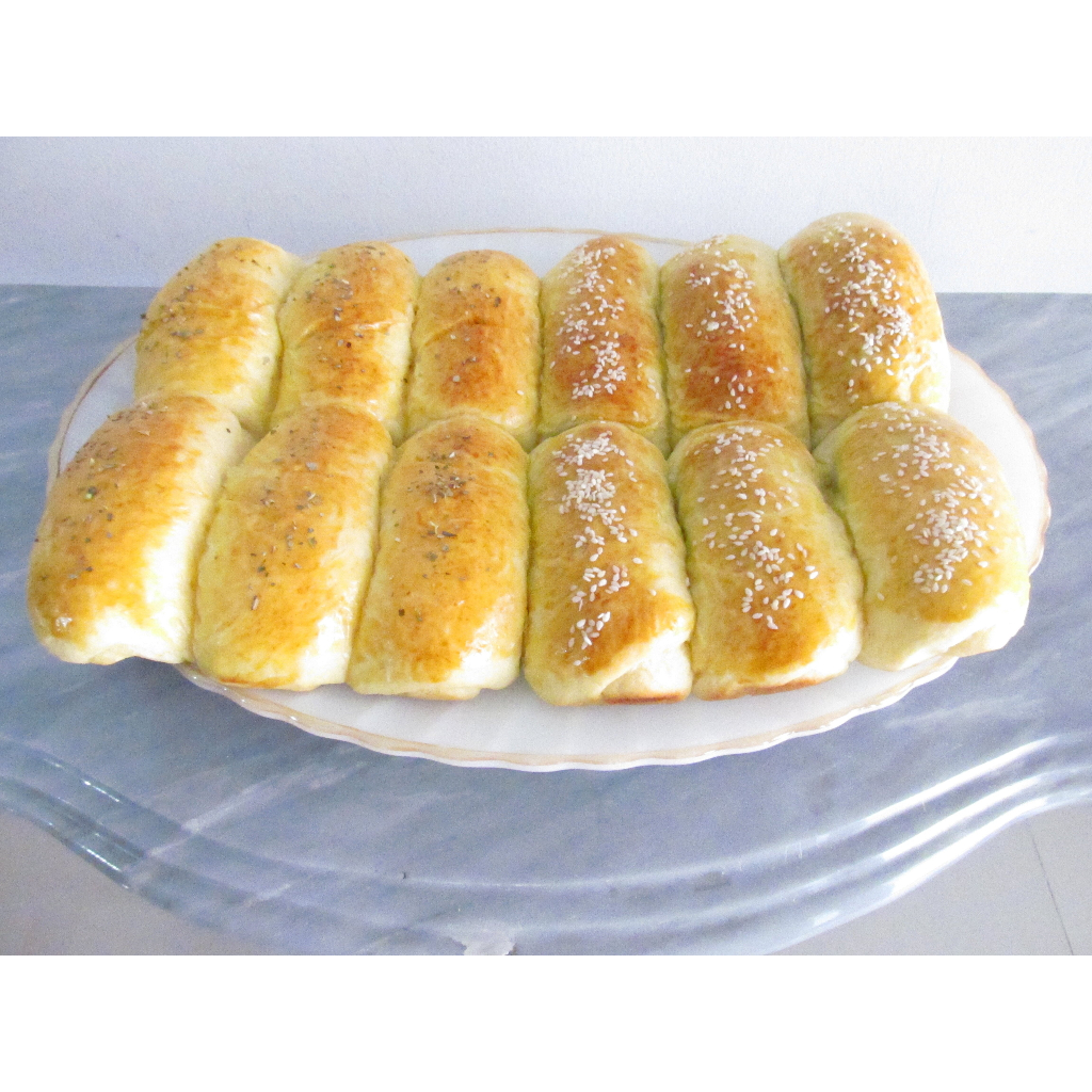 

(12 pcs) Roll Bread Keju Coklat / Roti Gulung Keju Coklat / Roti Sobek Keju Coklat