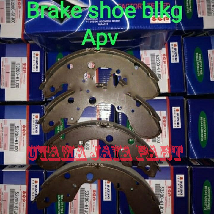 brake shoe rear kampas rem belakang apv