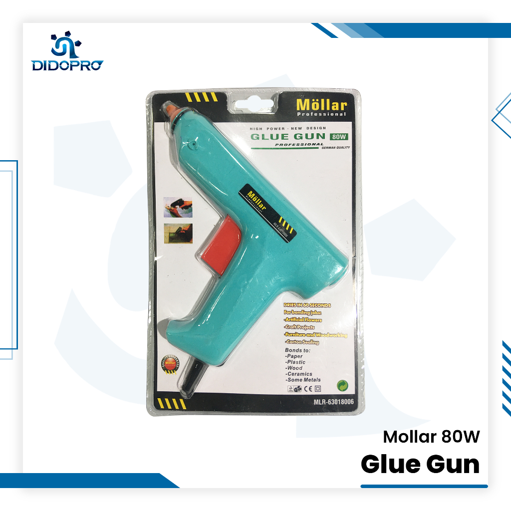 Glue Gun / Alat Tembak Lem / Alat Lem Tembak Bakar 80W MOLLAR