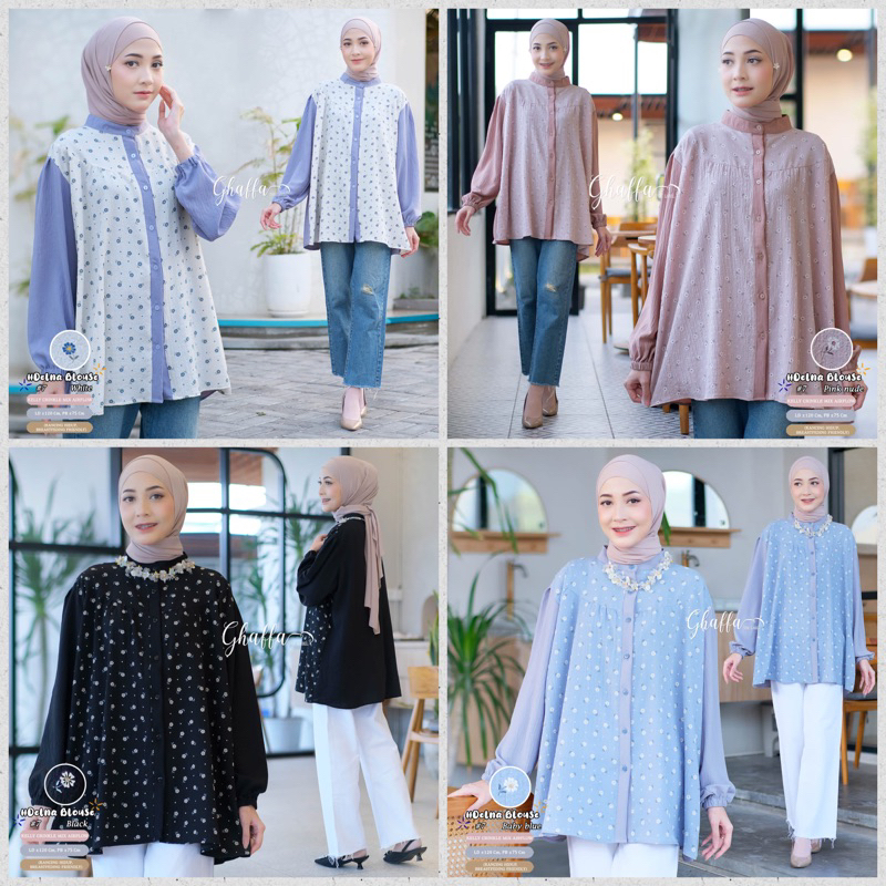 ATASAN WANITA | BLOUSE | DELNA BLOUSE BY GHAFFA